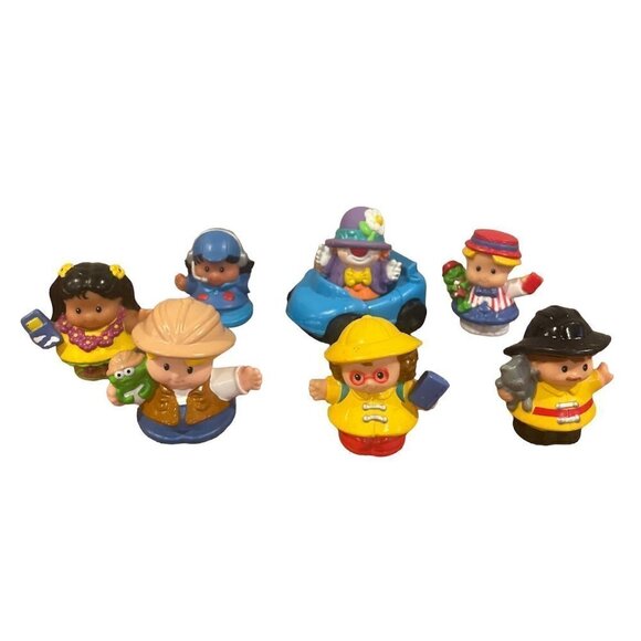 Fisher Price Little People lot of 7 community workers and friends - Picture 1 of 8